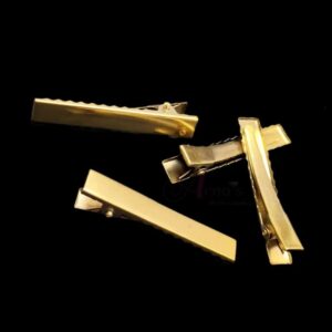 ARNAS 10 PCS PACK OF 1.8 INCH GOLDEN ALLIGATOR CLIP