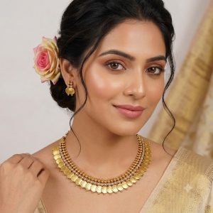 A01IM2-ARNAS GOLD PLATED HERITAGE JEWELLERY SET