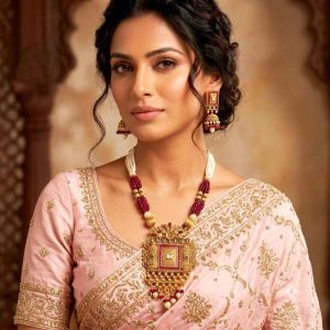 A26HR12-ARNAS GOLD PLATED HERITAGE JEWELLERY SET
