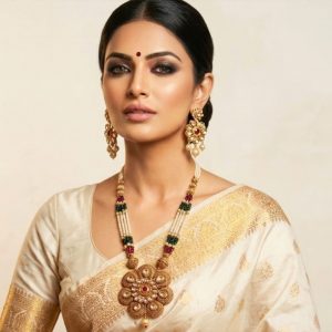 A26HR16 -ARNAS GOLD PLATED HERITAGE JEWELLERY SET