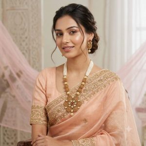 A26HR21 -ARNAS GOLD PLATED HERITAGE JEWELLERY SET