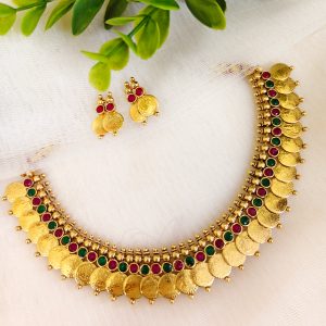 A01IM4-ARNAS GOLD PLATED HERITAGE JEWELLERY SET (Copy)